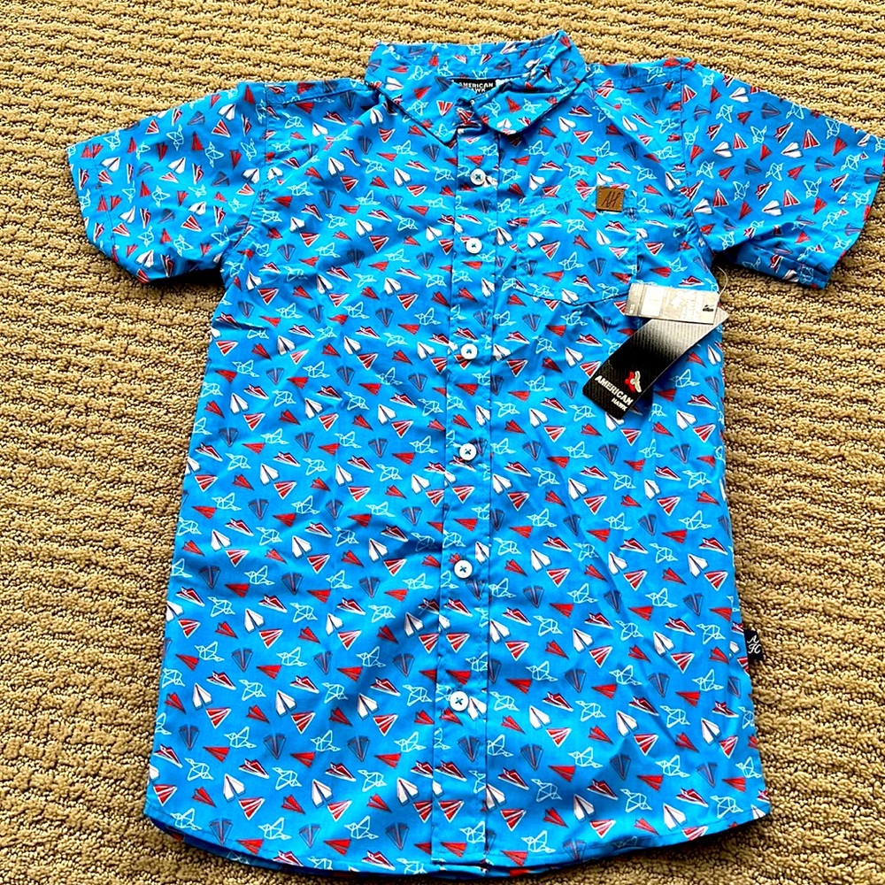 American Hawk Button Up Size 8